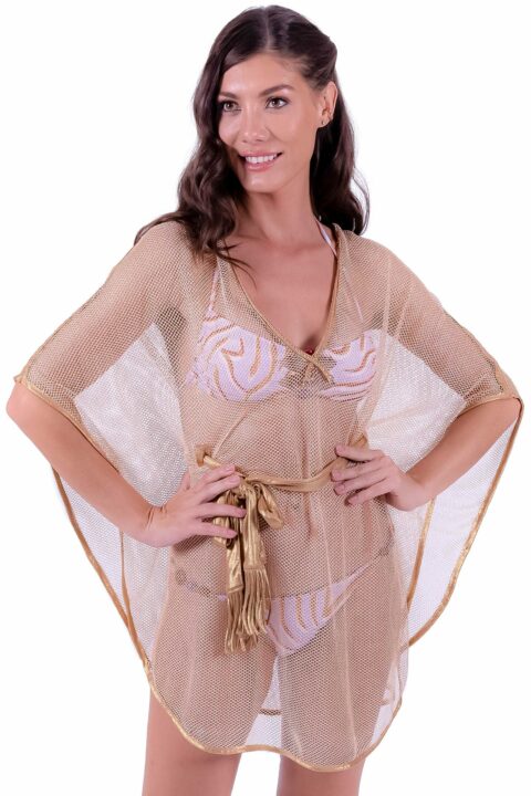 DESPI Mesh Kaftan almond - S