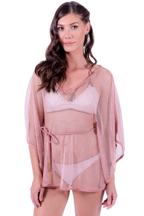 DESPI Mesh Kaftan rose gold - S