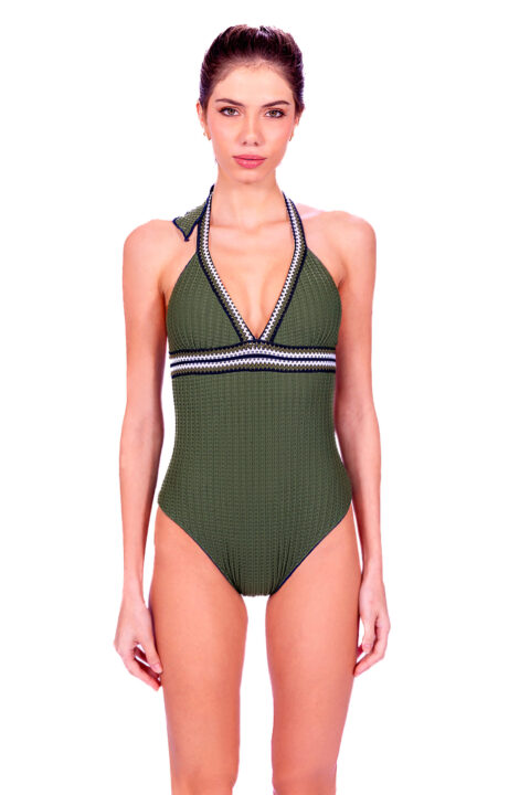 DESPI crocheted reversible olive OP - S M L